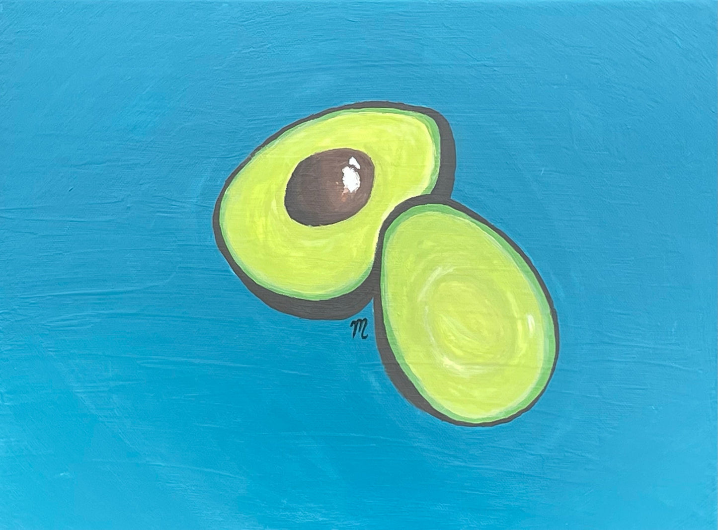 Avocado Original Painting